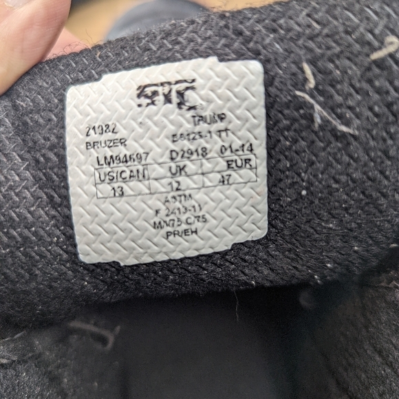 STC 21982-7 Size 13 Men's 6 In Work Boot Steel Toe Work Boot, BlackWith a splas - Picture 9 of 11